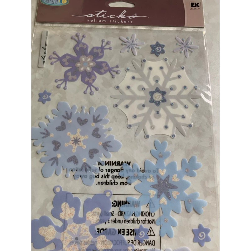 JoAnn Craft Essentials STICKO CATHY B. VELLUM STICKERS 14”x6.5” RAISED