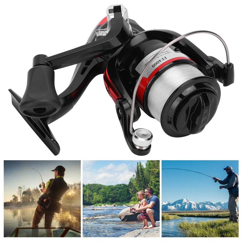 Portable Fishing Reel Casting Rods with Fish Wire Spinning Reel