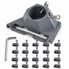 Starlink Gen 3 Mount Pipe Adapter with 20pcs Clips –