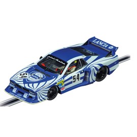 Carrera - 20032030 - Digital 132 Lancia Beta Montecarlo Turbo No.54 6h Silverstone 1980 | Slot Car Ready to Race | Ideal for Children and Adults | Scale 1:32 Replica with Light Function