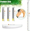 Pole Saws for Tree Trimming, 13.7 FT Manual Tree Trimmer