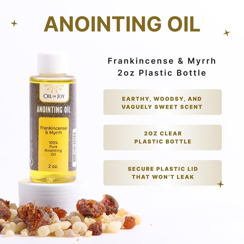 Swanson Christian Products Frankincense and Myrrh Anointing Oil 2 Oz