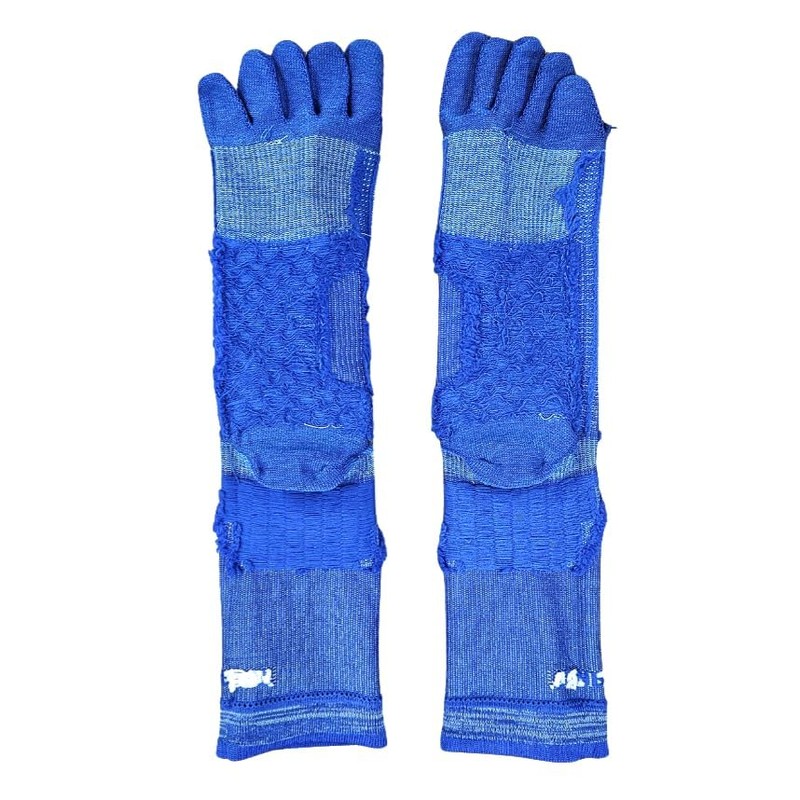 TEMPEST Five-Toe Grip Socks with Non-Slip Support for American Football,