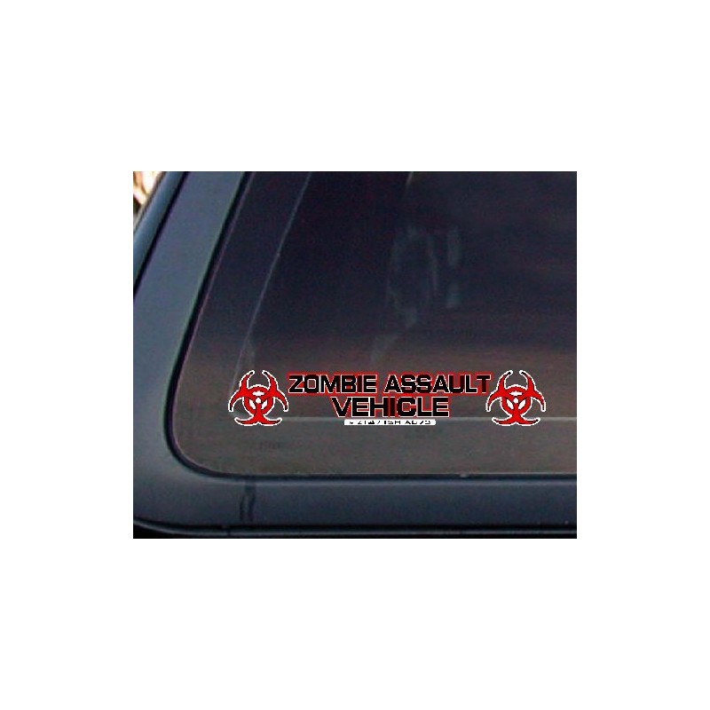 World Design Zombie Assault Vehicle Car Decal/Sticker