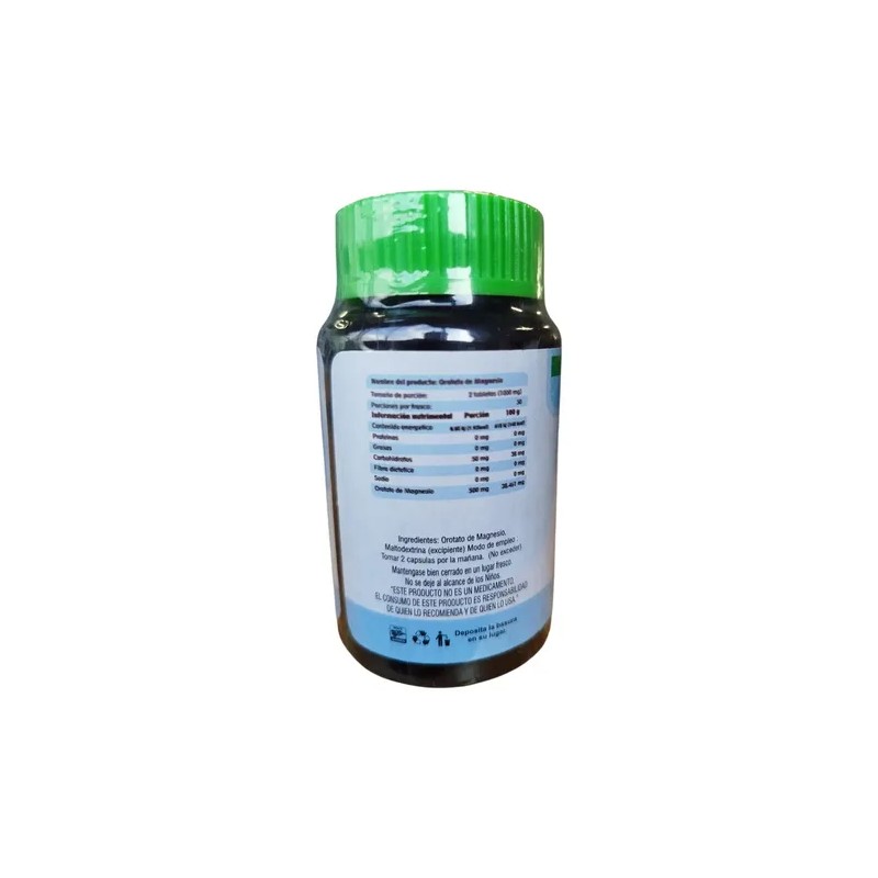 Maxicloruro Orotato Cápsulas Sabor 500mg Unidades Vegano Gluten