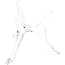 Plymor Clear Acrylic 3-Leg Tri-Pod Display Riser, Holds Egg or Sphere, 1.25" H x 1.25" W x 1.25" D