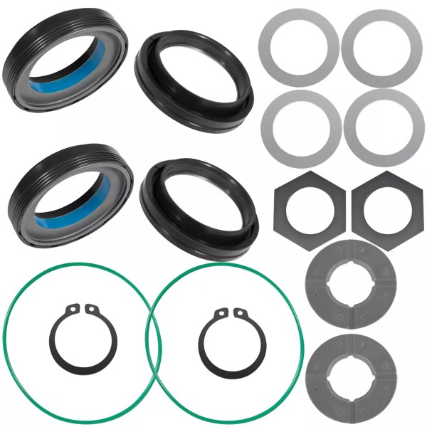 ANVALEE Front Axle Knuckle Tube Seal Kit & Thrust Washer