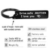 Black Keyring Drive Safe Keychain I Love You Keychains Gift