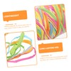 DOITOOL 1roll DIY Raffia Paper Rope Art Line Raffia Ribbon