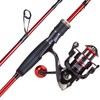 Sougayilang Fishing Rod and Reel Combo, 2Pc Fishing Pole, Spinning