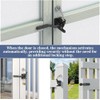 Self Locking Gate Latch, Automatic Gravity Door Latch for Metal