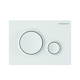 VIGOUR DON Actuator Plate White for 2 Flushing Technology V1DON