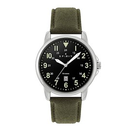 Spirit Men Analog Quartz Watch with Canvas Strap SP1005