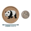 Panda Patrol Patch - 2" Diameter Round Embroidered Patch (Iron-on)