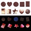 UR URLIFEHALL 290 Pcs Cookie Resin Cabochons Flatback Glow in