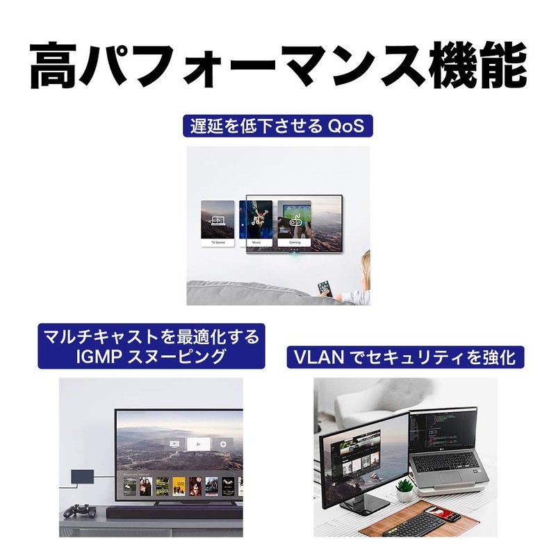 TP-Link 5-Port Gigabit Easy Smart Switch with 4 PoE+ Ports