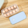 Pack of 2 Egg Box, Egg Container, Fridge Egg Container