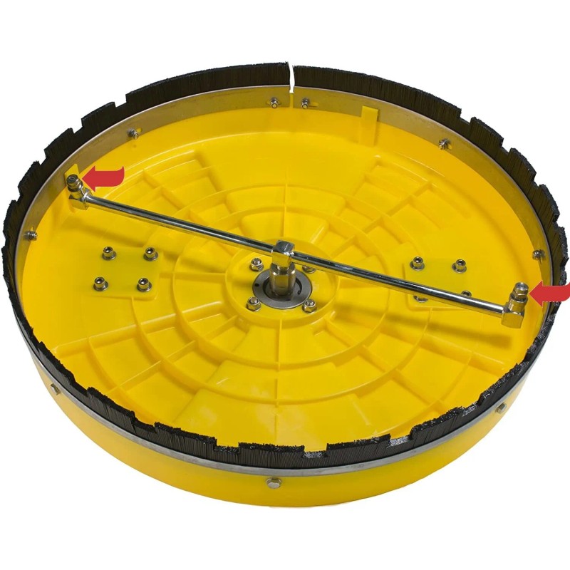 BE Whirl-A-Way Surface Cleaner Nozzles 2 Replacement Nozzles Fits 18"