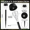 Huquary 50 Pcs Solar Outdoor Pathway Lights Bulk LED Solar