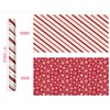 Vnaaem Reversible Christmas Wrapping Paper - Mini Roll - 17