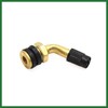 Motoforti Motorcycle ATV Brass Bent Angled Tubeless Tyre Tire Valve