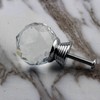 Yesmin Crystal Door Knobs,4 Pcs 30MM Crystal Drawer Carbinet Door