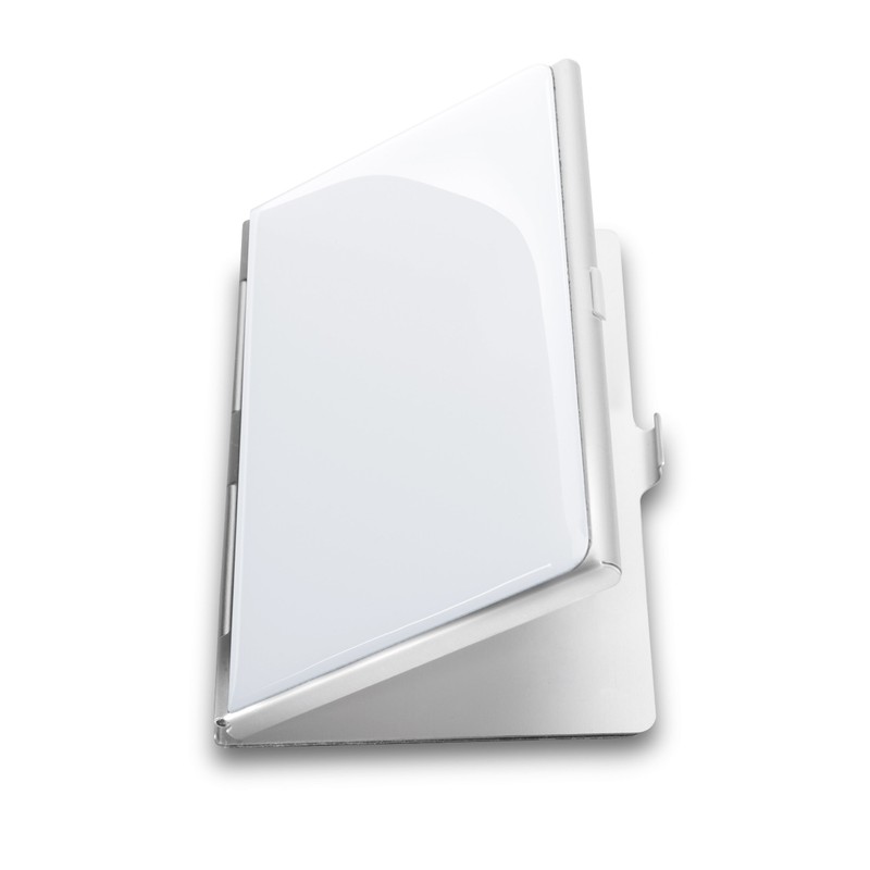 Sigel 91 x 56mm Business Card Case - White/Black Stripe