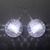 LED Light Projecting Disco Ball Light Up Earrings for Women