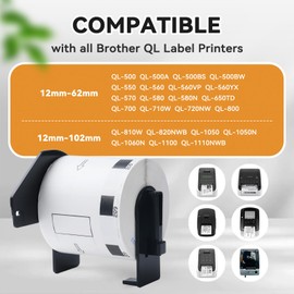 Suminey - Compatible Barcode Labels Replacement for Brother DK-1209 (2.4 in x 1.1 in), Use with Brother QL Label Printers [10 Rolls/8000 Labels]