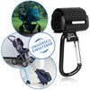 Robin Goods® 4 x pram hooks with non-slip rubber nubs