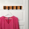 TONGNENGLIU Modern Wall Mounted Coat Rack, Floating Rack with Retractable