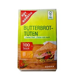 Gut & Günstig 100 Breakfast Bags 19 cm x 22 cm