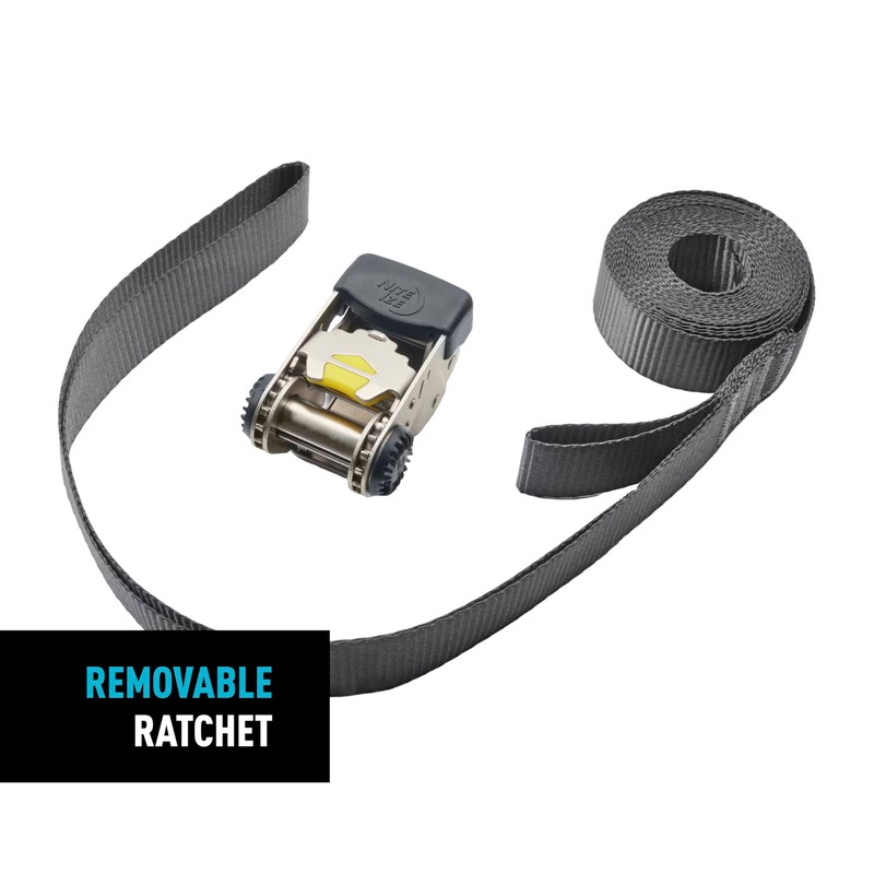 Nite Ize CamJam HookLock Ratchet Strap System - Adjustable, Heavy-Duty