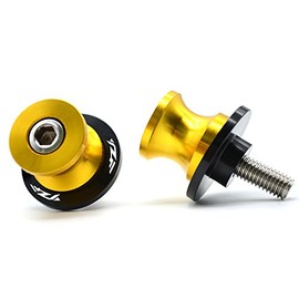 M6 *1.5 Thread CNC Billet Swing Arm Spools Sliders Stand Screws for Yamaha YZF R1 R3 R6 R6S R25 R125 600R Gold