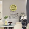 Clockswise 12" Round Decorative Singing Bird Wall Clock Battery-Operated with