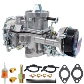 NENKUTEN Autolite 1100 1 Barrel Carburetor Straight 6 Cylinder 170/200 CID Engines for 1963-1969 Ford Mustang Falcon Ranchero Club Wagon Mercury Comet Country Sedan, with Automatic Choke, Gaskets