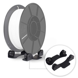 Iverntech 1 Set 3D Printer Filament Holder, Bearing Design Filament Mount Rack Spool Holder for PLA, ABS, Wood, TPU, Nylon, Flexible 3D Printing Materials