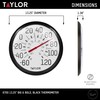 Taylor Big and Bold Wall Thermometer, Indoor Outdoor Thermometer, Wireless