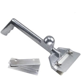 LRui Grill Scraper Heavy Duty Griddle Scraper Set with 5 Replacement Blades Flat Top Grill Accessories Griddle Cleaning Kit,for Outdoor Grill Cleaning