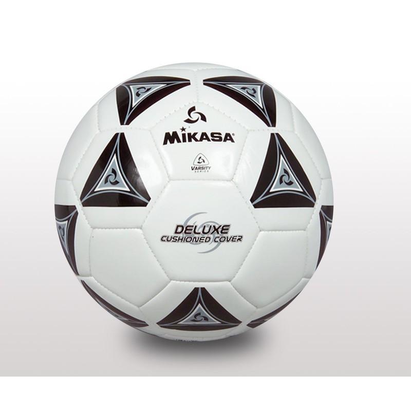 Mikasa Serious - Pelota de fútbol (negro/blanco, talla 4)