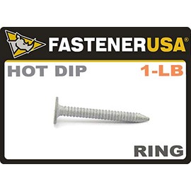 1 1/4" x 11-Gauge 3D Ring A153-D HOT DIP Roofing Nails 1lb