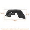 Hooke Road Aluminum Front Inner Fender Liners for 2007-2018 Jeep