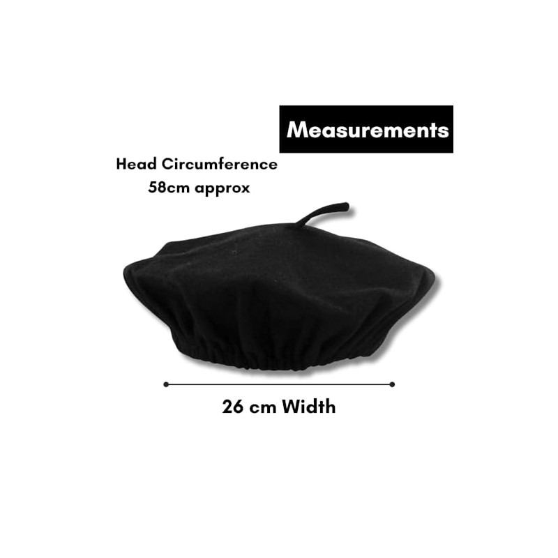 FNA Fashions - Unisex Black French Beret Hat – Ideal
