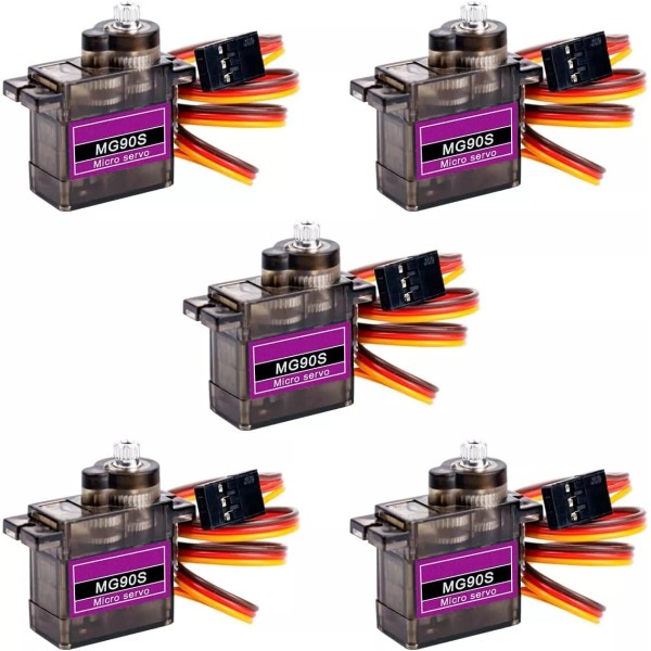 Universal, TowerPro 5Pcs MG90S 9g Digital Micro Servo Motor Metal
