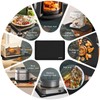 Heat Resistant Mat for Air Fryer Site, Fireproof Silicone Mat
