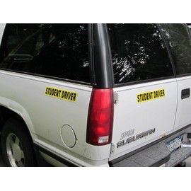 Student Driver Magnet - Non Reflective Magnetic Vehicle Sign