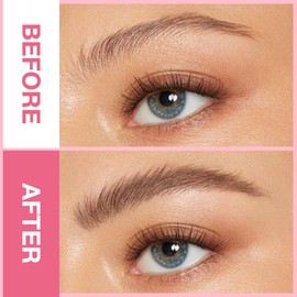 AMY'S DIARY Eyebrow Pencil Retractable Definer brown Dual-Sided Brow Brush, Fine Tip, Shapes, Defines, Fills Brow Makeup Flapiz Para Cejasills (06#SOFT BROWN)