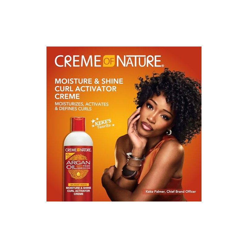 Creme of Nature with Argan Moisture & Shine Curl Activator