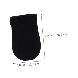 NOLITOY Self Tanner Glove Set Tanning Mitts Lotion Applicator Plush Tanning Mittens for Even Oil Application