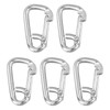 5 Pcs Spring Hook 316 Stainless Steel Carabiner Clip Heavy